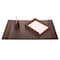 Dacasso Chocolate Brown Leather 3-Piece Desk Set DF-3437 - alternate 1